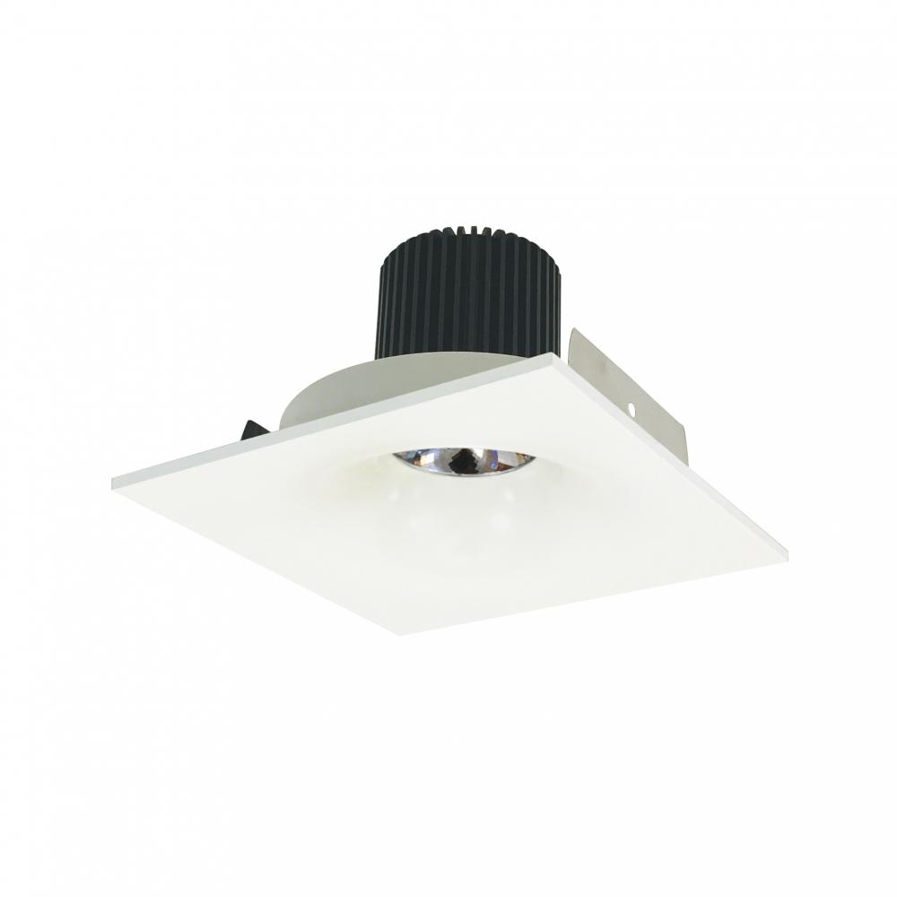 4" Iolite LED Square Bullnose, 10-Degree Optic, 950lm / 12W, 4000K, White Finish