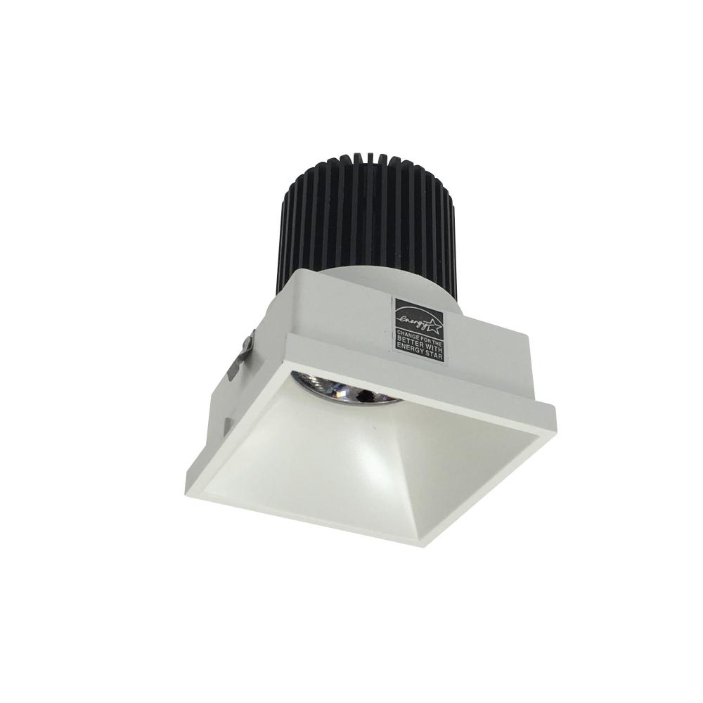 4" Iolite LED Square Trimless Downlight, 10-Degree Optic, 800lm / 12W, 3000K, White Finish