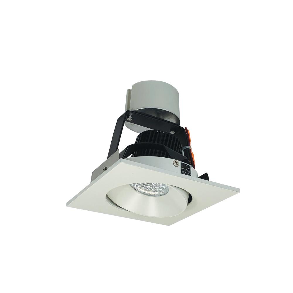 4" Iolite LED Square Adjustable Cone Retrofit, 1000lm / 12W, 3500K, Black Reflector / White