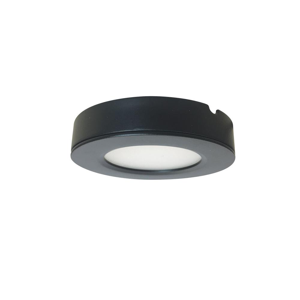 24V Josh LED Puck Light, 300lm / 2700K, Black Finish