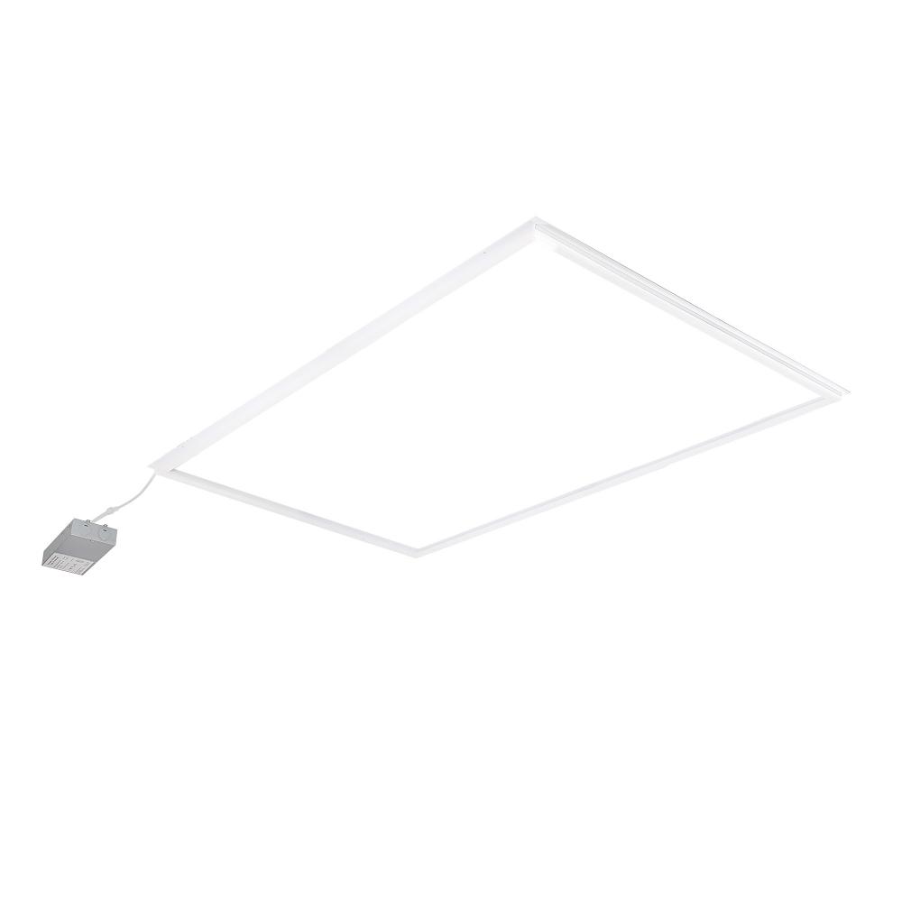 2'x4' LED Frame Light with Selectable Lumens & CCT, White Finish