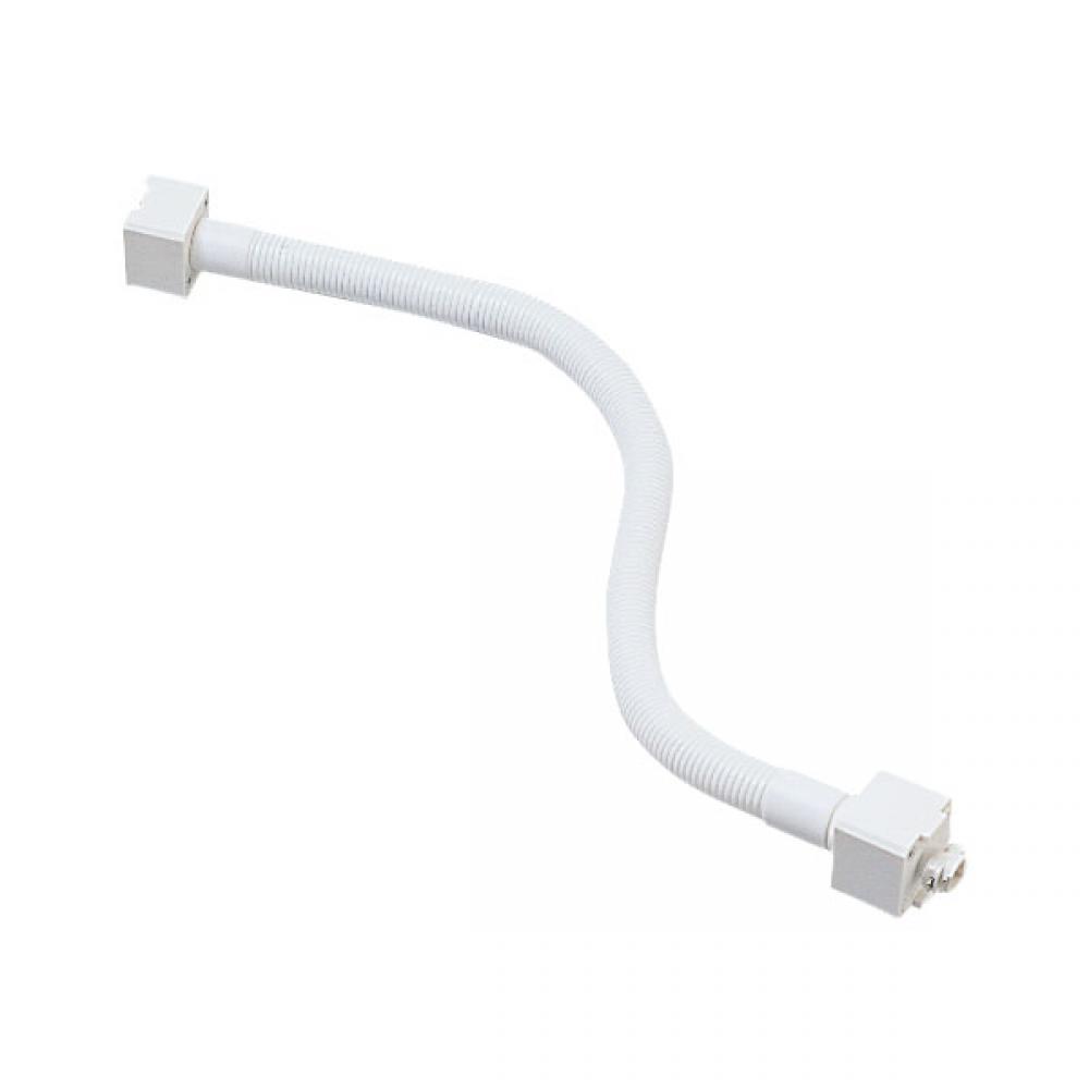 18" Flexible Extension Rod, 1 or 2 Circuit Track, White