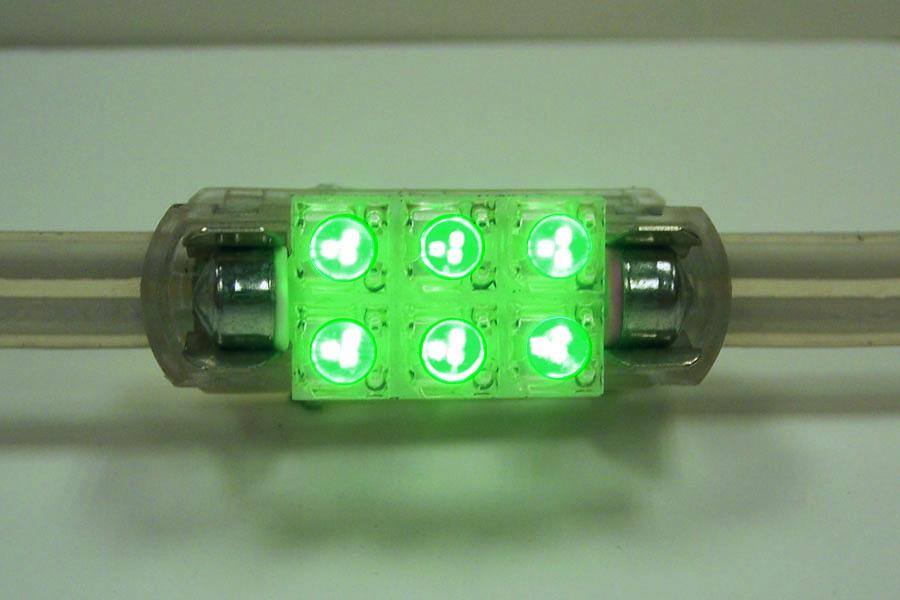 1.2 Watt, 12 Volt, Green LED?Festoon
