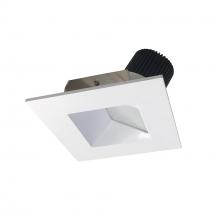 Nora NIO-4SW35XMPW/10 - 4" Iolite LED Square Wall Wash, 1000lm / 14W, 3500K, Matte Powder White Reflector / Matte Powder