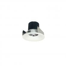 Nora NIOB-2RNB40QMPW - 2" Iolite LED Round Bullnose, 10-Degree Optic, 850lm / 12W, 4000K, Matte Powder White Finish