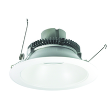 Nora NLCBC2-65130MPW/A - 6" Cobalt Click LED Retrofit, Round Reflector, 750lm / 10W, 3000K, Matte Powder White Reflector