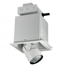 Nora NMRTLGPD-11D2L2030FW - Pull-Down LED Trimless 1-Head MLS, 30W / 2100lm per Head, Flood, 3000K, White, 277V 0-10V Dimming