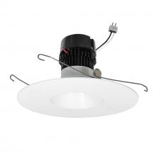 Nora NPRLV-56RNDC30XMPW - 5"/6" Pearl Low Voltage LED Round Retrofit Reflector, 1150lm / 11W, 3000K, Matte Powder