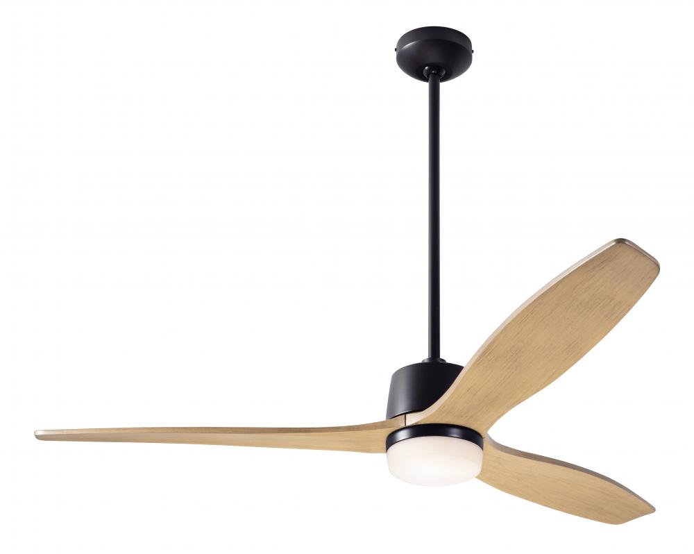 Arbor DC Fan; Dark Bronze Finish; 54" Maple Blades; 17W LED; Remote Control