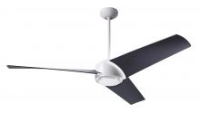 Modern Fan Co. AMB-MW-56-MB-NL-RC - Ambit DC Fan- Matte White Finish; 56" Matte Black Blades; No Light; Remote Control