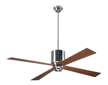 Modern Fan Co. LAP-BN-50-MG-NL-002 - Lapa Fan; Bright Nickel Finish; 50" Mahogany Blades; No Light; Fan Speed and Light Control (3-wi