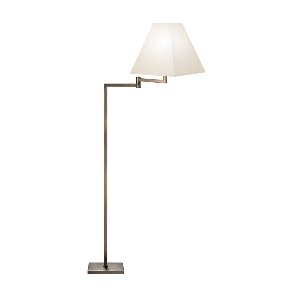 One Light Bronze Floor Lamp