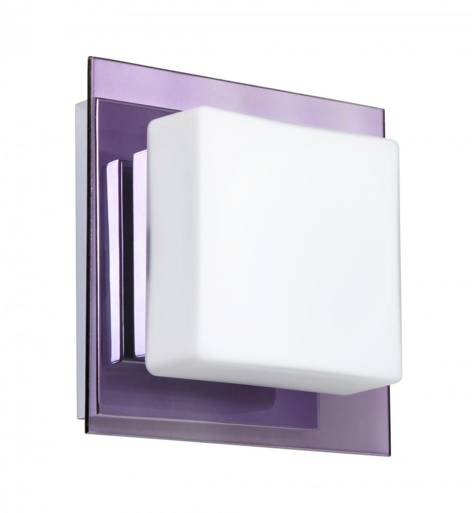 Besa Wall Alex Chrome Opal/Amethyst 1x50W G9