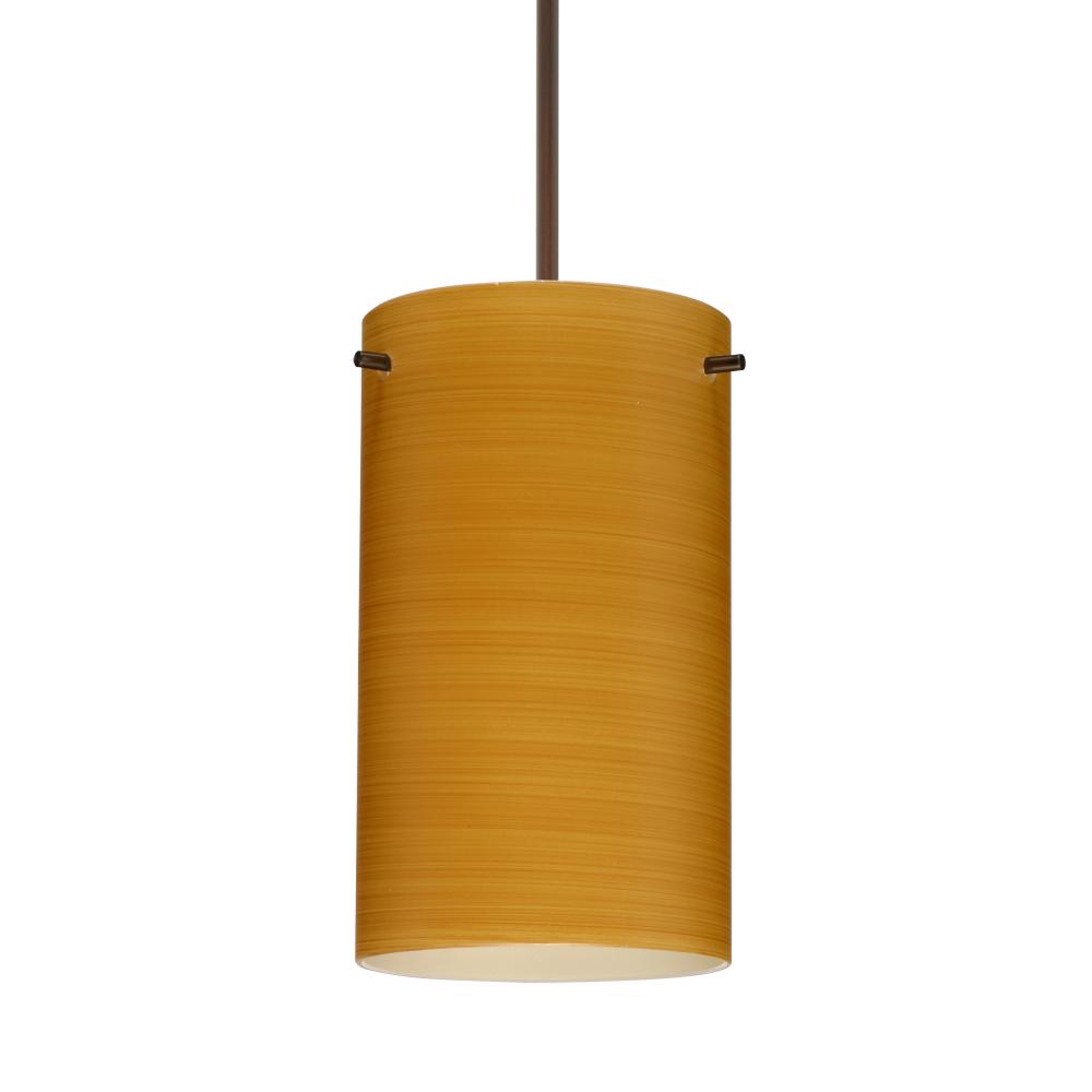 Besa Stilo 7 Pendant Bronze Oak 1x50W Halogen, 277V, 0-10V Dimming