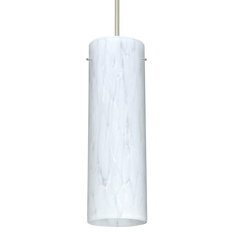 Besa Copa Pendant, Carrera, Satin Nickel, 1x50W Halogen, 277V, 0-10V Dimming