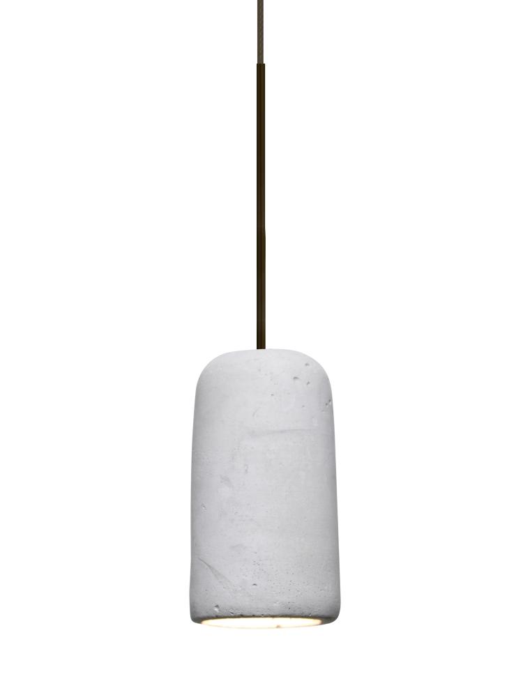 Besa Glide Cord Pendant, Natural, Bronze Finish, 1x2W LED