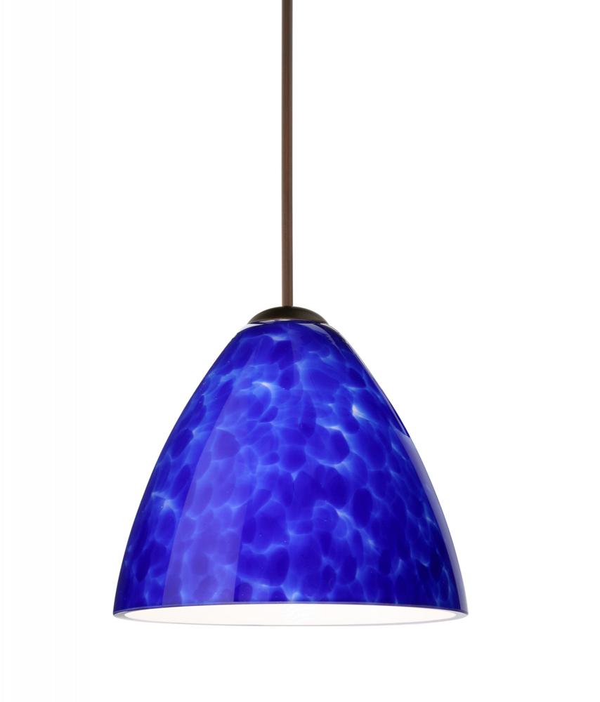 Besa Pendant Mia Bronze Blue Cloud 1x50W Halogen