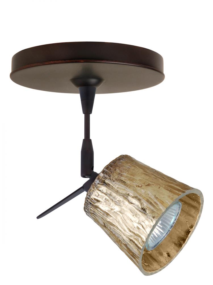 Besa Spotlight Nico 3 Bronze Stone Gold Foil 1x50W Halogen Mr16