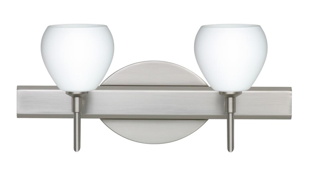 Besa Wall Tay Tay Satin Nickel Opal Matte 2x5W LED