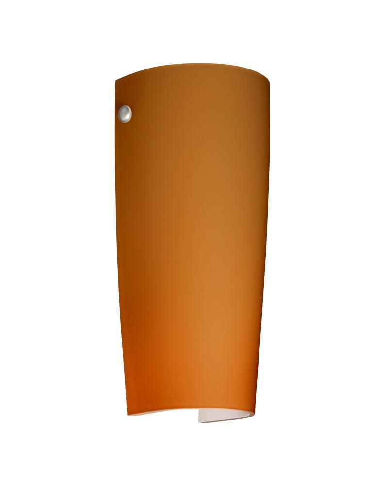 Besa Tomas LED Wall Amber Matte Polished Nickel 1x8W LED