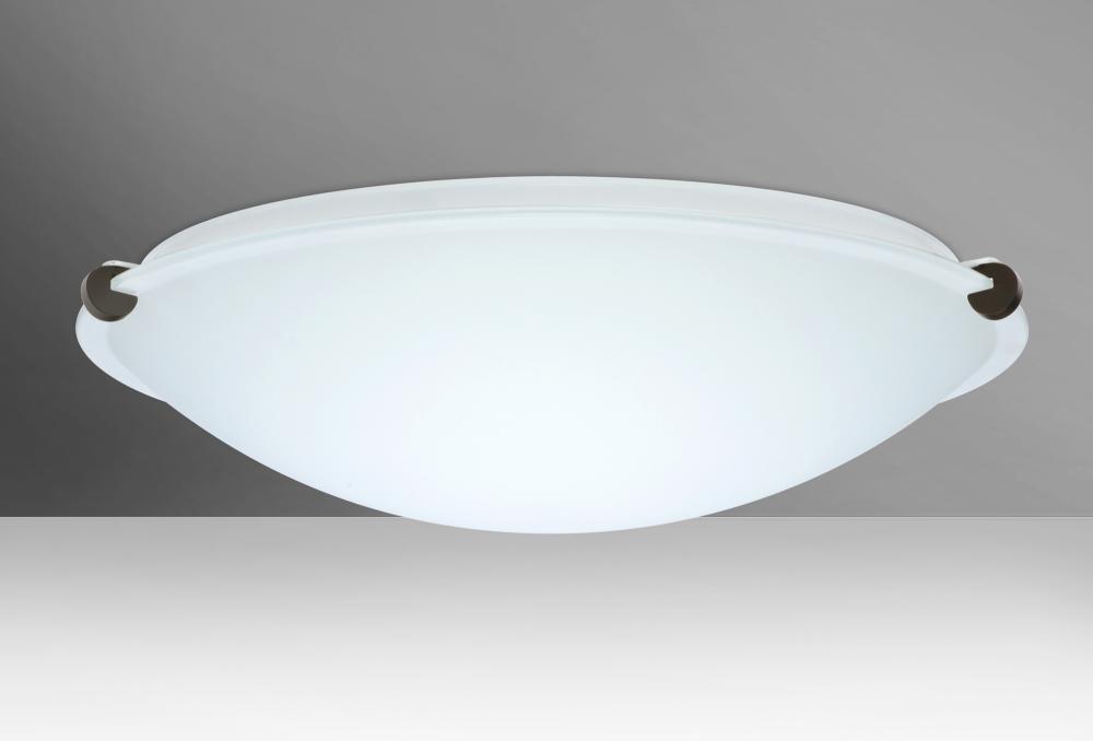 Besa Ceiling Trio 20 Bronze White 3x11W LED