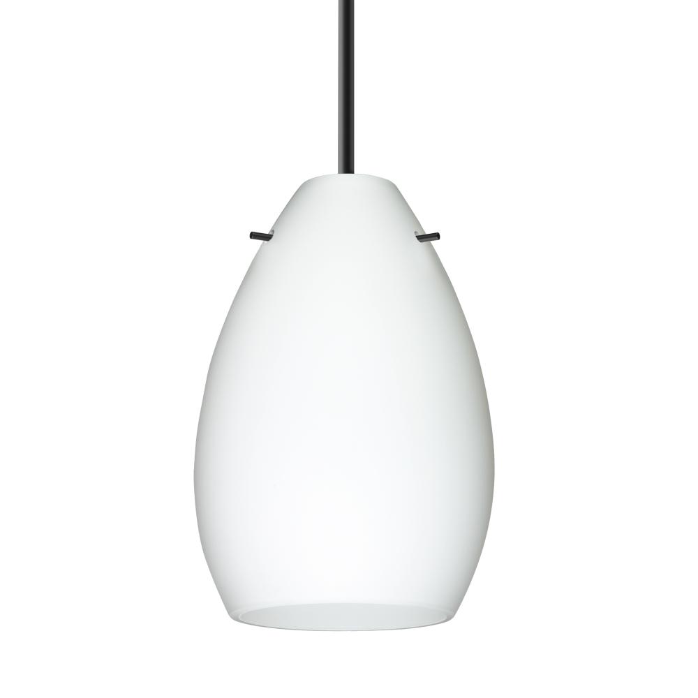 Besa Pendant for Multiport Canopy Pera 6, Black Finish, Opal Matte 1x5W LED