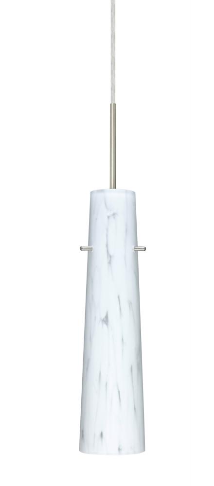 Besa Camino Pendant For Multiport Canopy Satin Nickel Carrera 1x5W LED