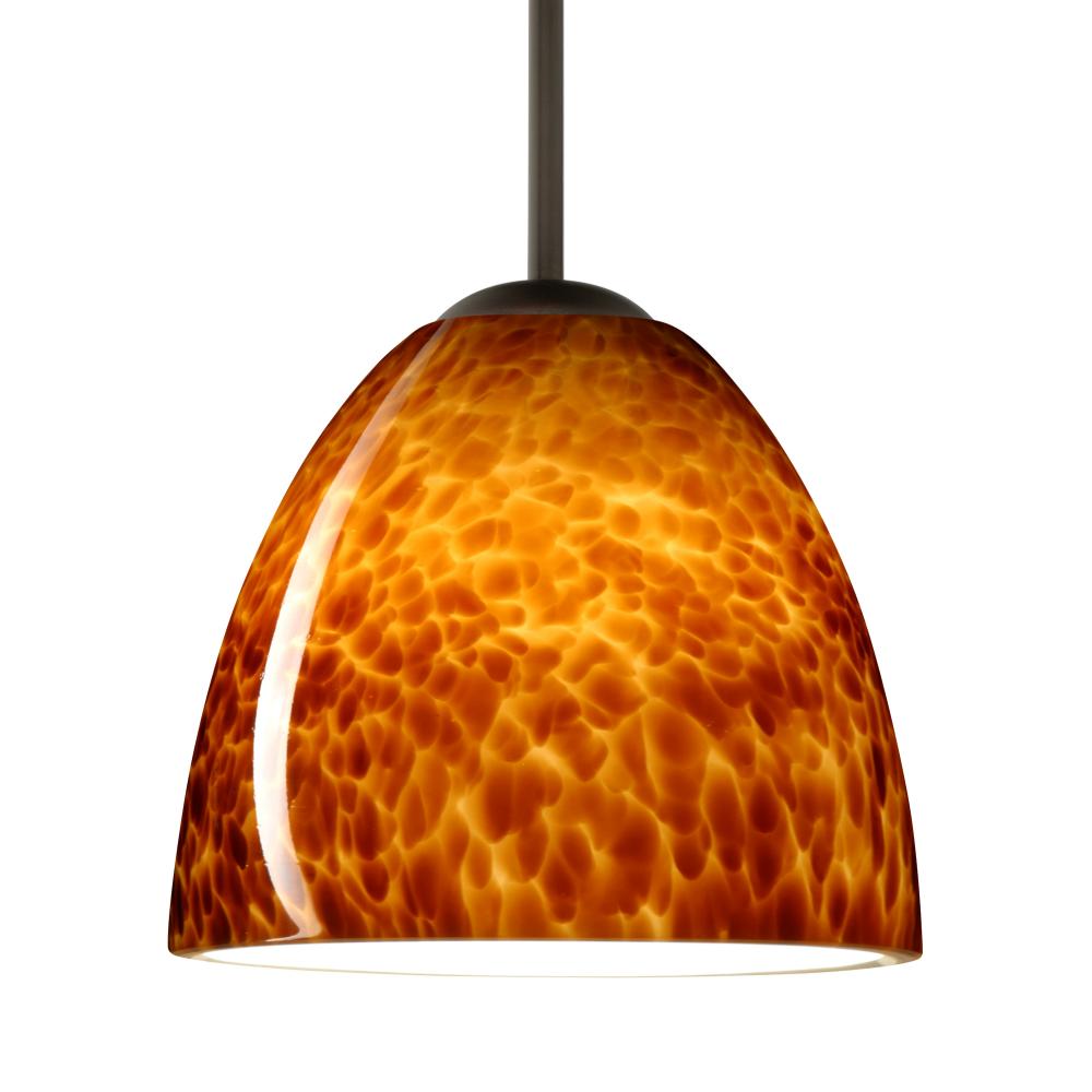 Besa Sasha Pendant For Multiport Canopy Bronze Amber Cloud 1x50W B10 Med