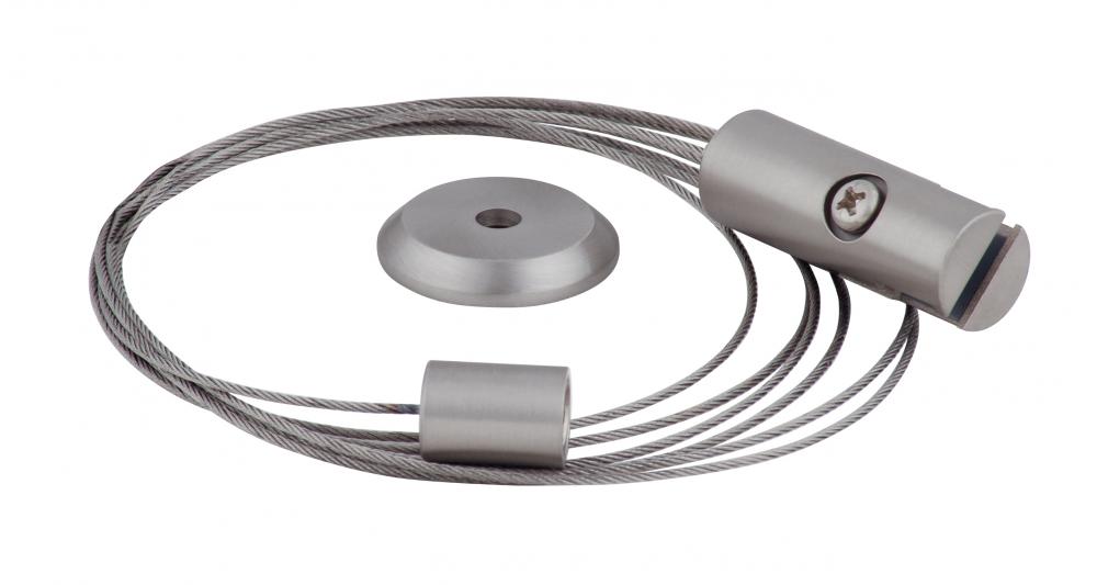 Besa 5Ft. Adjustable Cable Support Satin Nickel