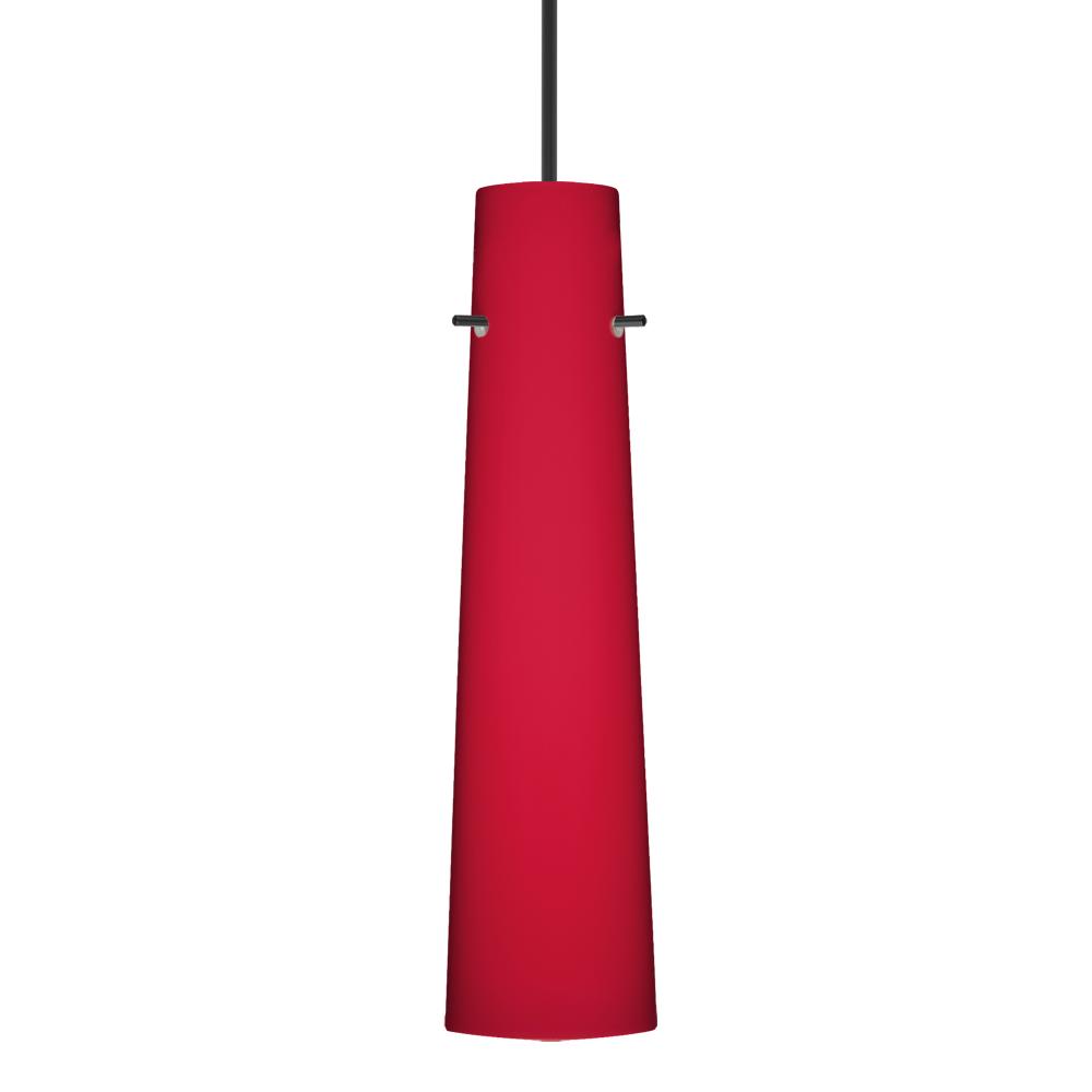 Besa Camino Pendant Black Ruby Matte 1x50W Halogen, 277V