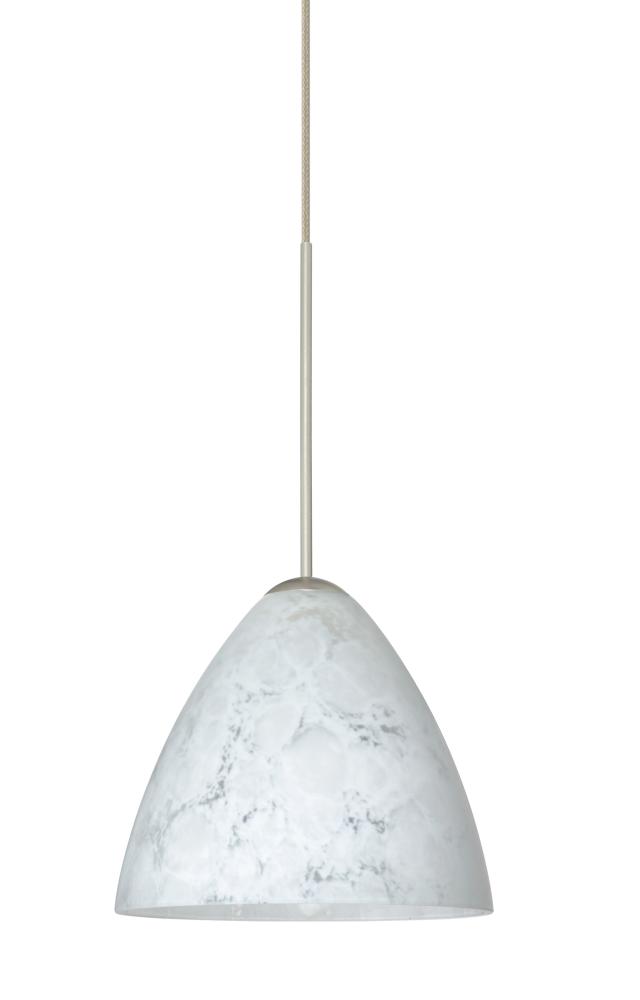 Besa Pendant For Multport Canopy Mia Satin Nickel Carrera 1x5W LED