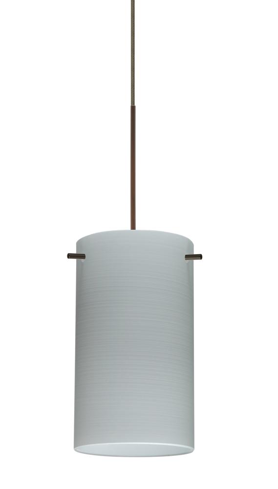 Besa Stilo 7 Pendant for Multiport Canopy Bronze Chalk 1x50W Halogen, 277V