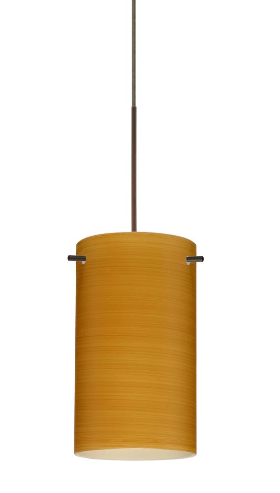 Besa Stilo 7 Pendant for Multiport Canopy Bronze Oak 1x50W Halogen, 277V