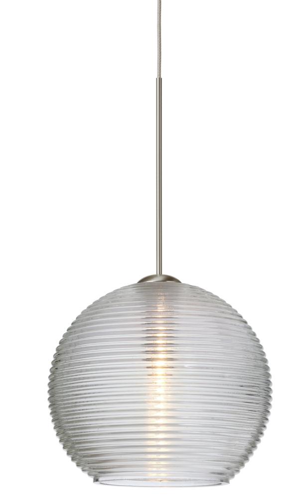 Besa Pendant For Multiport Canopy Kristall 6 Satin Nickel Clear 1x35W Halogen