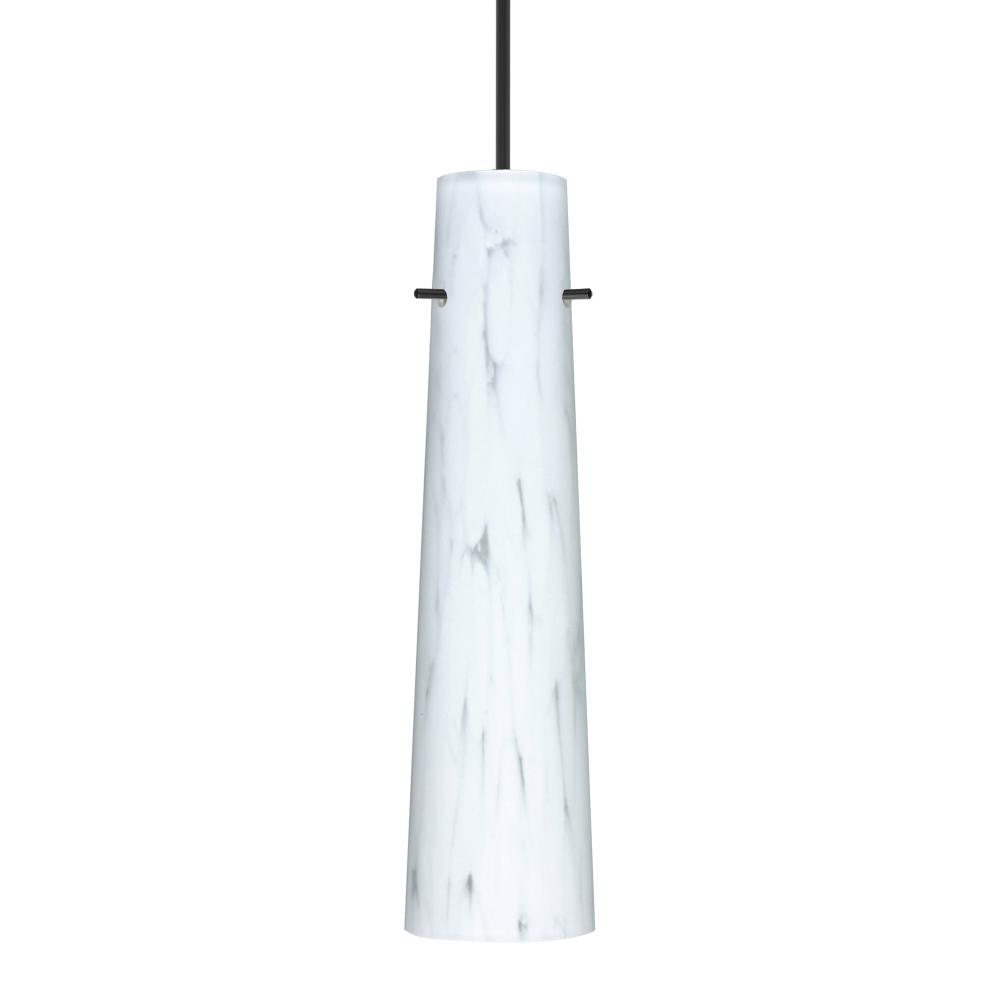 Besa Camino Pendant for Multiport Canopy Black Carrera 1x50W Halogen, 277V