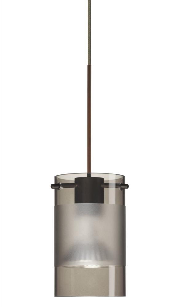 Besa Pendant Scope Bronze Smoke/Frost 1x50W Halogen Mr16