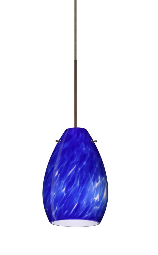 Besa Pendant Pera 6 Bronze Blue Cloud 1x50W Halogen