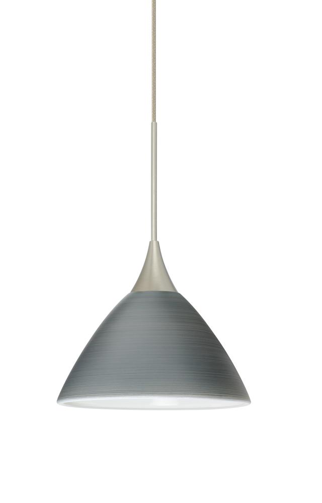 Besa Pendant Domi Satin Nickel Titan 1x50W Halogen