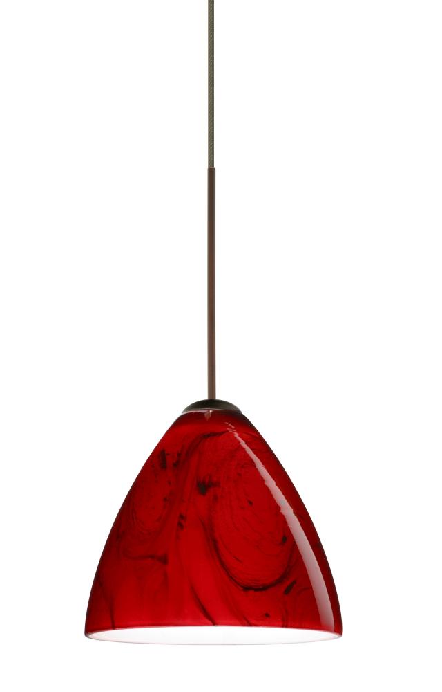 Besa Pendant Mia Bronze Magma 1x50W Halogen