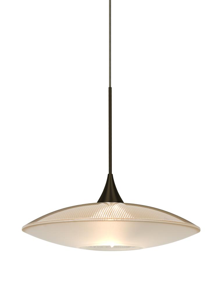 Besa Pendant For Multiport Canopy Spazio Bronze Gold/Frost 1x5W LED