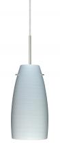 Besa Lighting 1JT-1512KR-SN - Besa Tao 10 Pendant Satin Nickel Chalk 1x100W Medium Base