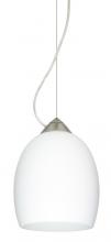 Besa Lighting 1KX-169707-SN - Besa Lucia Stem Pendant Opal Matte Satin Nickel 1x100W Medium Base