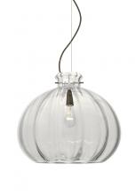 Besa Lighting 1KX-464588-BR - Besa Pendant Pinta 12 Clear Bronze 1x100W Medium Base