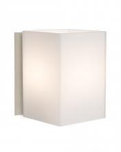 Besa Lighting 1SW-TITO07-LED-SN - Besa, Tito Mini Sconce, Opal Matte, Satin Nickel Finish, 1x5W LED