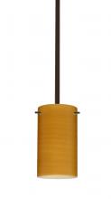 Besa Lighting 1TT-4404OK-MED-BR - Besa Stem Stilo 7 Pendant Bronze Oak 1x40W B10 Med