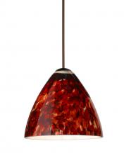 Besa Lighting 1XC-177941-LED-BR - Besa Pendant Mia Bronze Garnet 1x5W LED