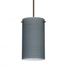 Besa Lighting 1XC-4404TN-BR-L - Besa Stilo 7 Pendant Bronze Titan 1x50W Halogen, 15Ft. Cord