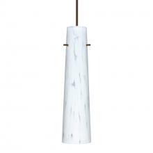 Besa Lighting 1XC-567419-BR-277-DIM010 - Besa Camino Pendant Bronze Carrera 1x50W Halogen, 277V, 0-10V Dimming