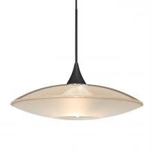 Besa Lighting 1XC-6294GD-BK - Besa Pendant Spazio, Black Finish, Gold/Frost 1x50W MAX GY6.35 Base