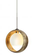 Besa Lighting 1XT-4293GG-BR - Besa Pendant Pogo Bronze Gold/Inner Gold 1x35W Halogen